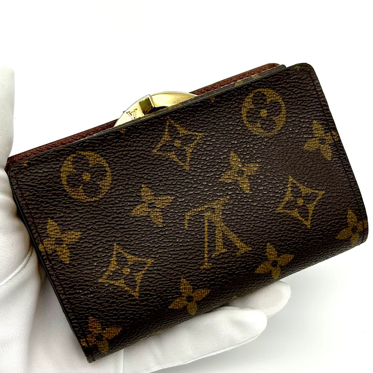 鑑定済】ルイヴィトン モノグラム ヴィエノワ がま口財布|Yahoo 鑑定済】ルイヴィトン モノグラム ヴィエノワ がま口財布|Yahoo