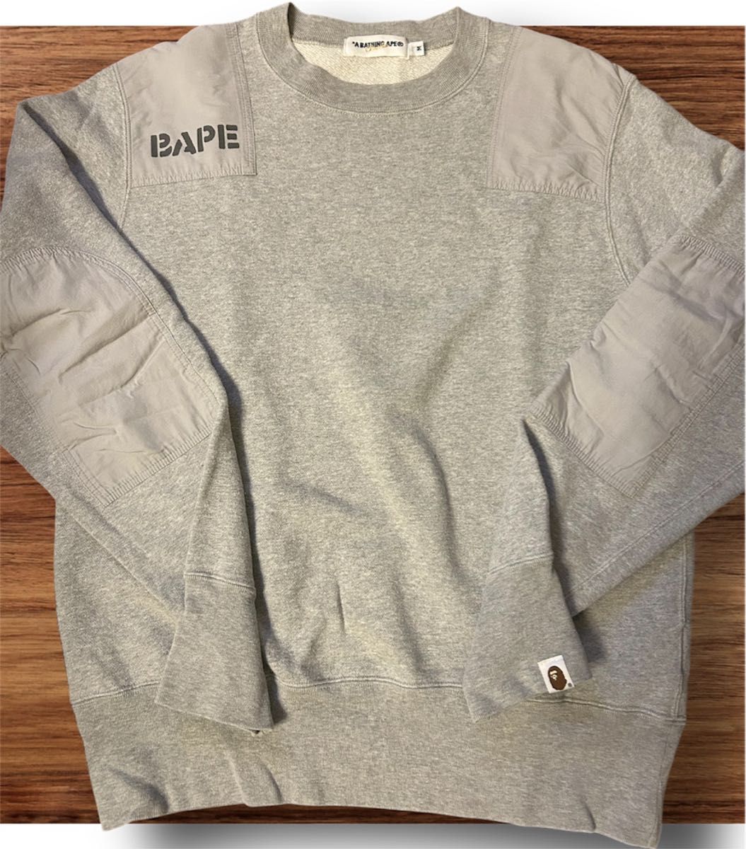 A BATHING APE】エイプ グレー トレーナー M|Yahoo!フリマ(旧 A BATHING APE】エイプ グレー トレーナー M|Yahoo!フリマ(旧