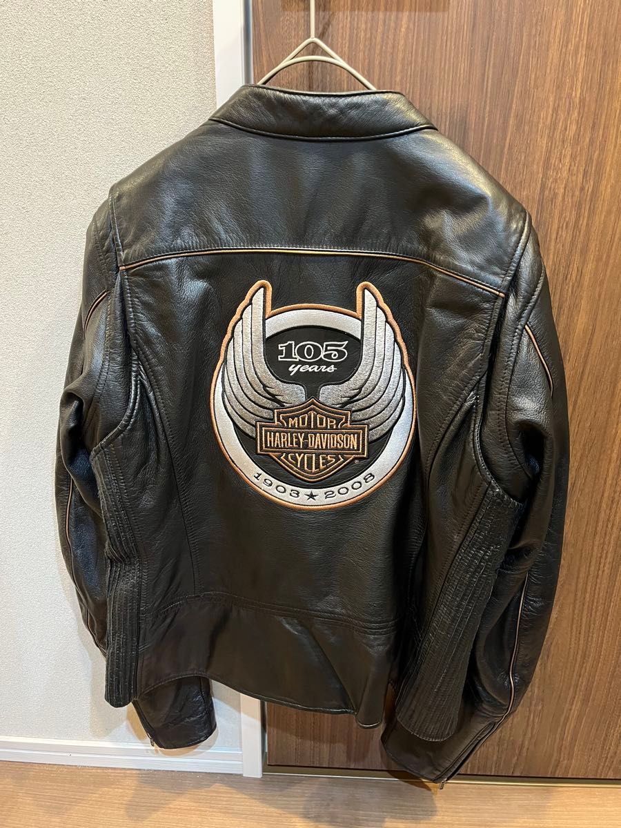 希少L 105周年 HARLEY DAVIDSON レザーライダース ジャケット 希少L 105周年 HARLEY DAVIDSON レザーライダース ジャケット
