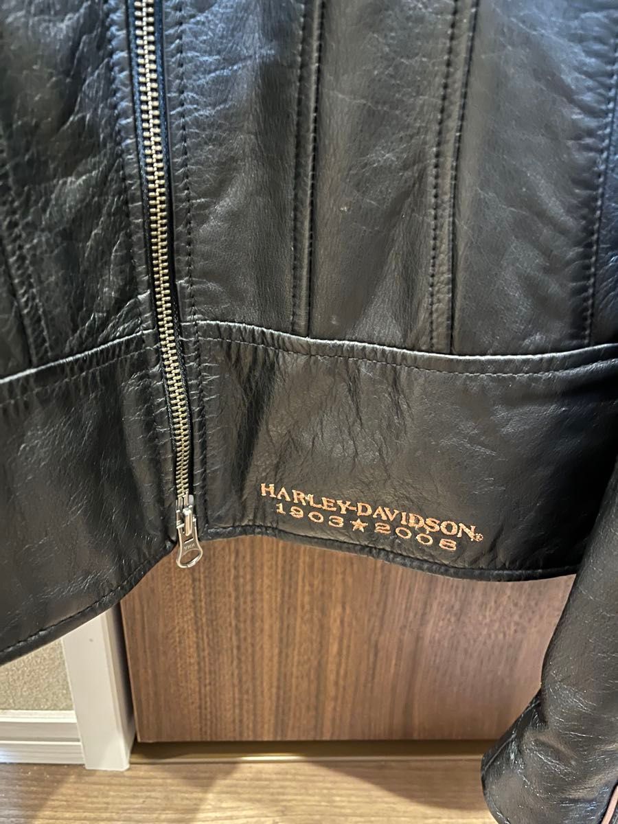希少L 105周年 HARLEY DAVIDSON レザーライダース ジャケット 希少L 105周年 HARLEY DAVIDSON レザーライダース ジャケット