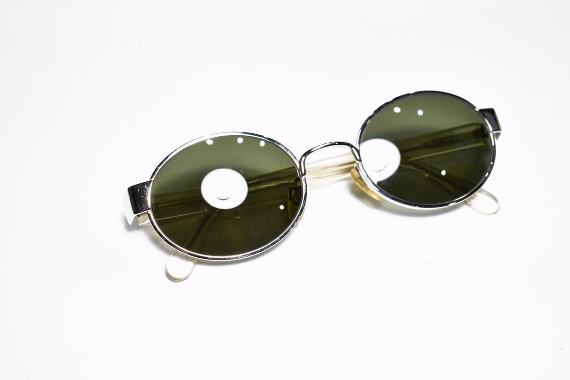 VINTAGE хорошая вещь [EMPORIO ARMANI/ Emporio Armani ]081-S полный обод раунд type Boston солнцезащитные очки Италия производства Vintage б/у одежда очки 