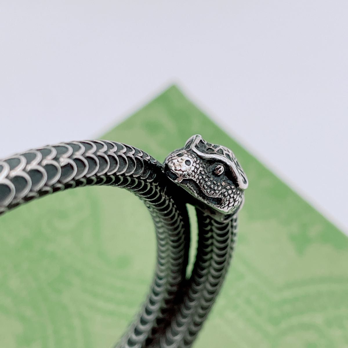 GUCCI バングル スネーク ブレスレット シルバー ヘビ 17号 付属 GUCCI バングル スネーク ブレスレット シルバー ヘビ 17号 付属