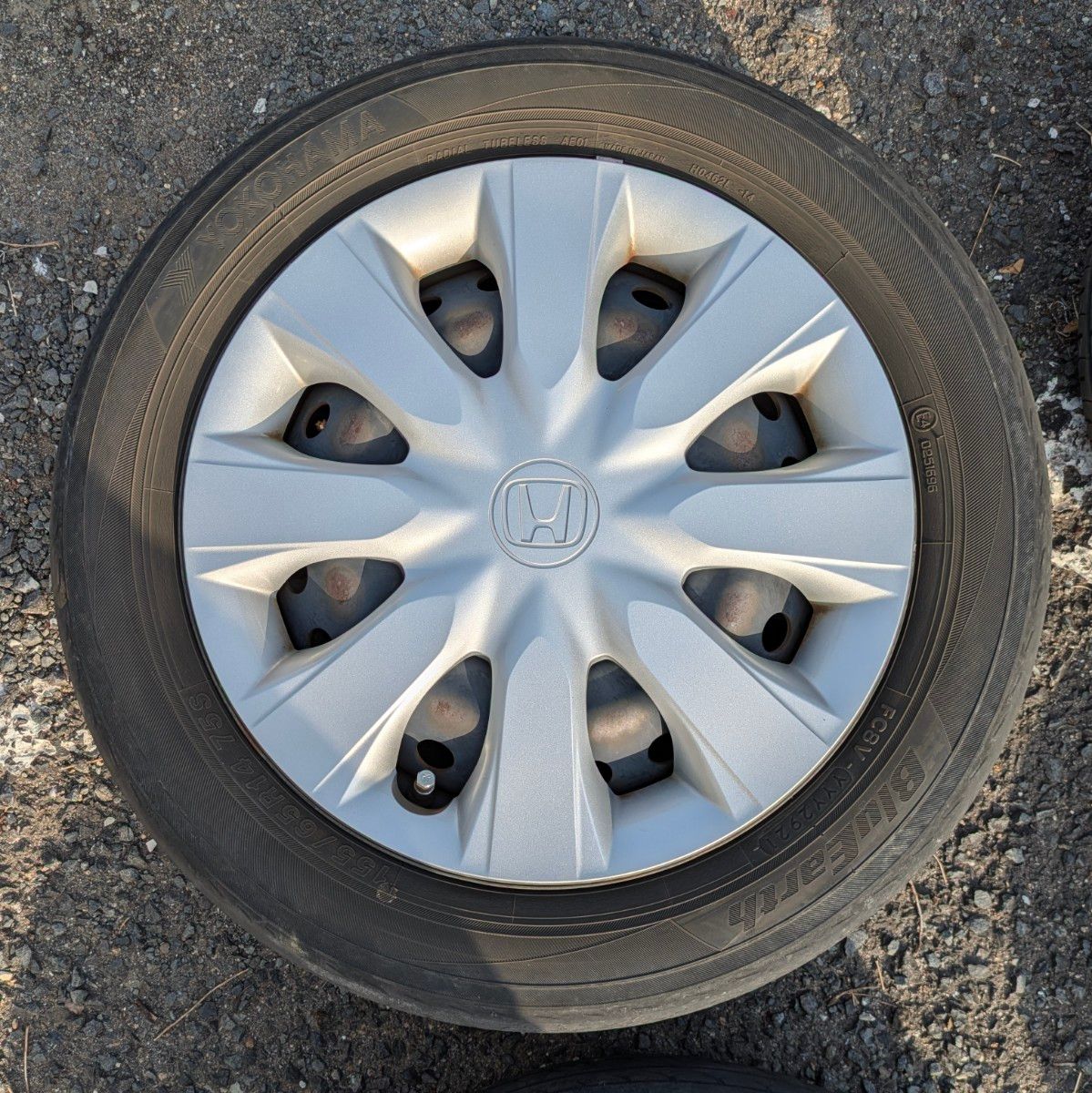 ホンダ Nワゴン 純正 タイヤホイール 4本セット 155/65r14 ホンダ Nワゴン 純正 タイヤホイール 4本セット 155/65r14