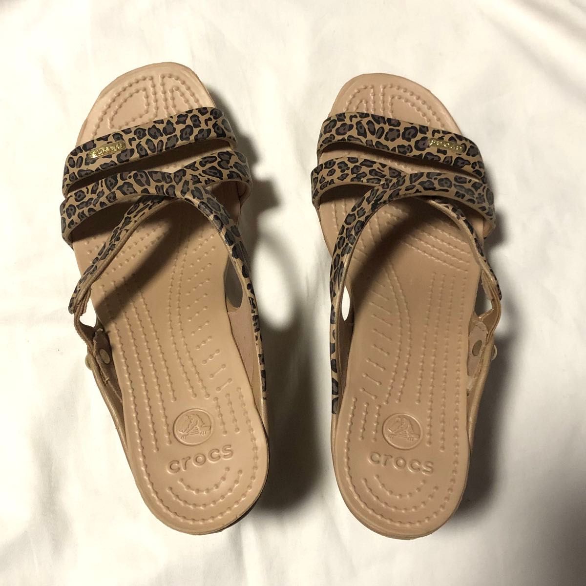 crocs Cyprus leopardクロックス サンダル ヒール サイプラス crocs Cyprus leopardクロックス サンダル ヒール サイプラス