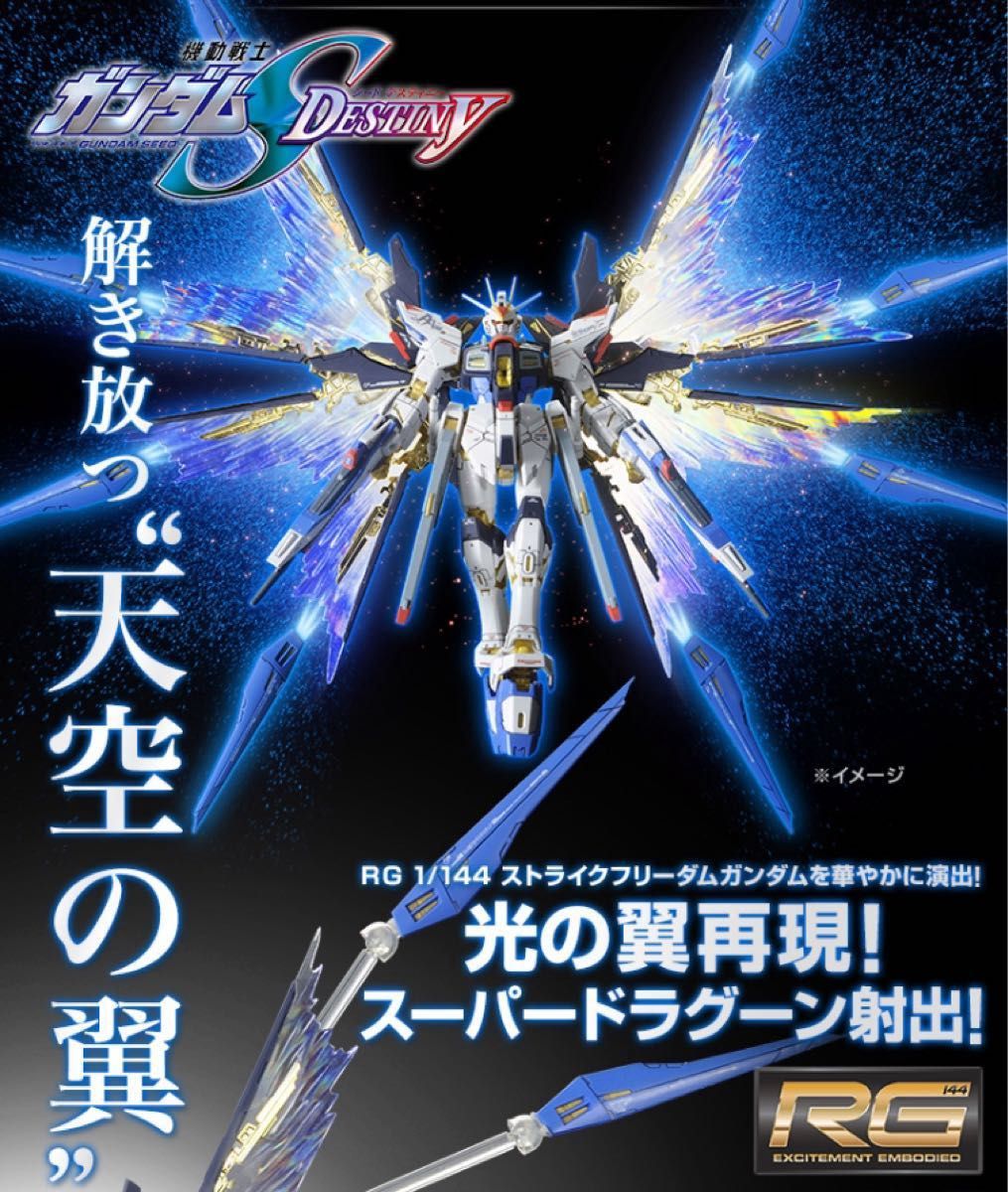 RG 1/144 ストライクフリーダムガンダム[チタニウム RG 1/144 ストライクフリーダムガンダム[チタニウム