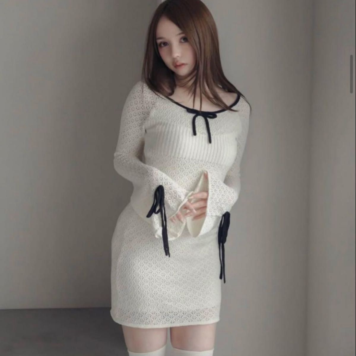 andmary lilly crochet mini dress ミニワンピース アンドマリー andmary lilly crochet mini dress ミニワンピース アンドマリー