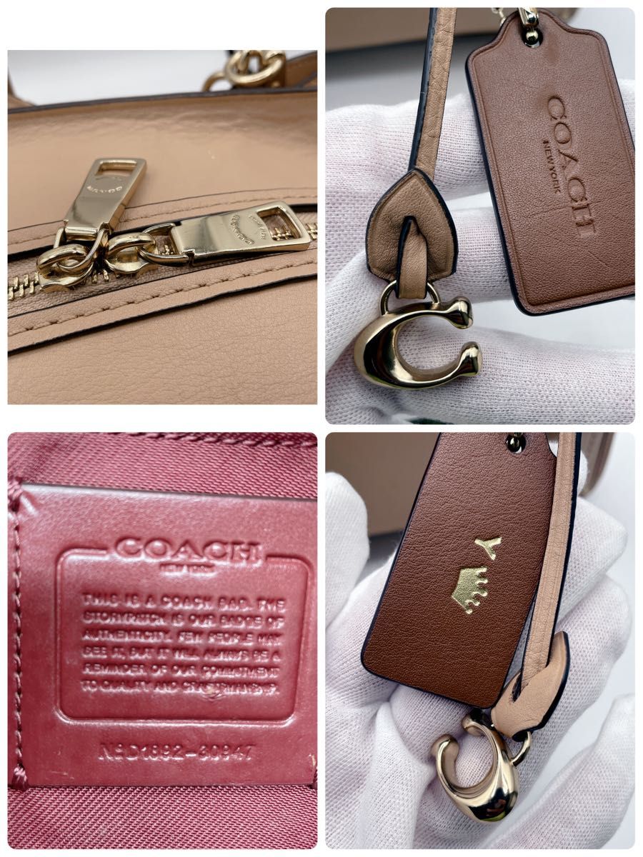 COACH コーチ ハンドバッグ ショルダーバッグ 2way ピンク COACH コーチ ハンドバッグ ショルダーバッグ 2way ピンク