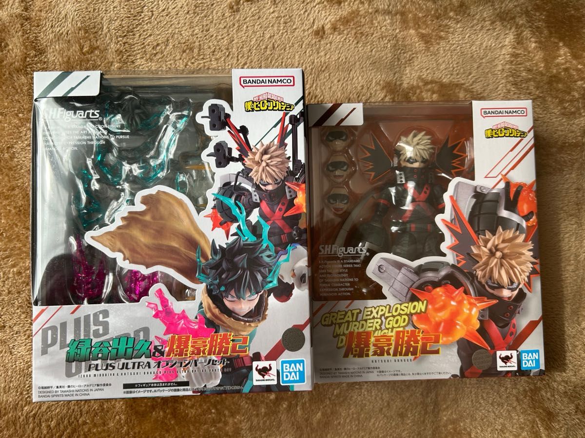 S H Figuarts 爆豪勝己 オプションパーツセット セット販売 緑谷 S H Figuarts 爆豪勝己 オプションパーツセット セット販売 緑谷