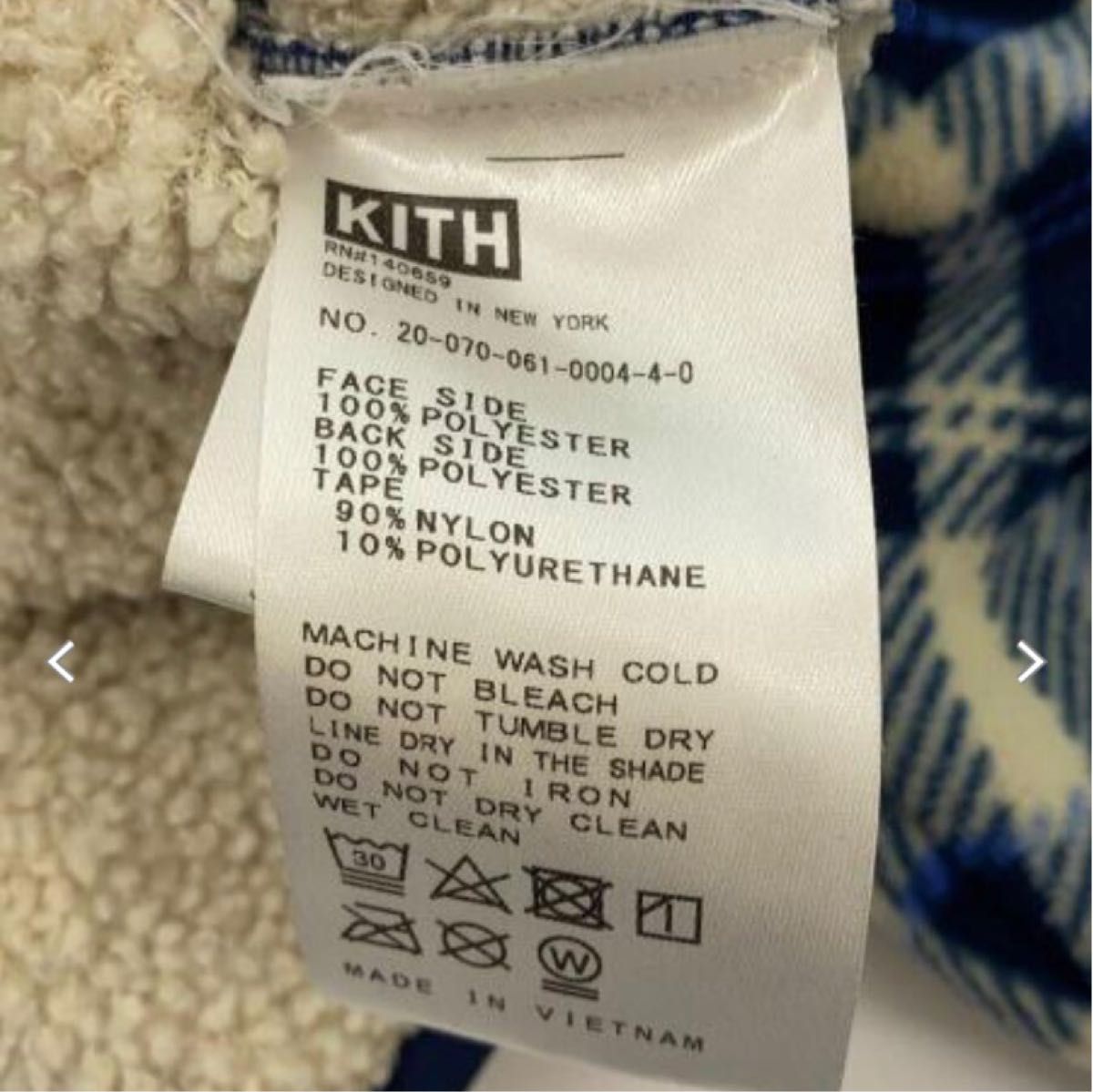 KITH チェック柄 クロップドフリースジャケット M|Yahoo!フリマ KITH チェック柄 クロップドフリースジャケット M|Yahoo!フリマ