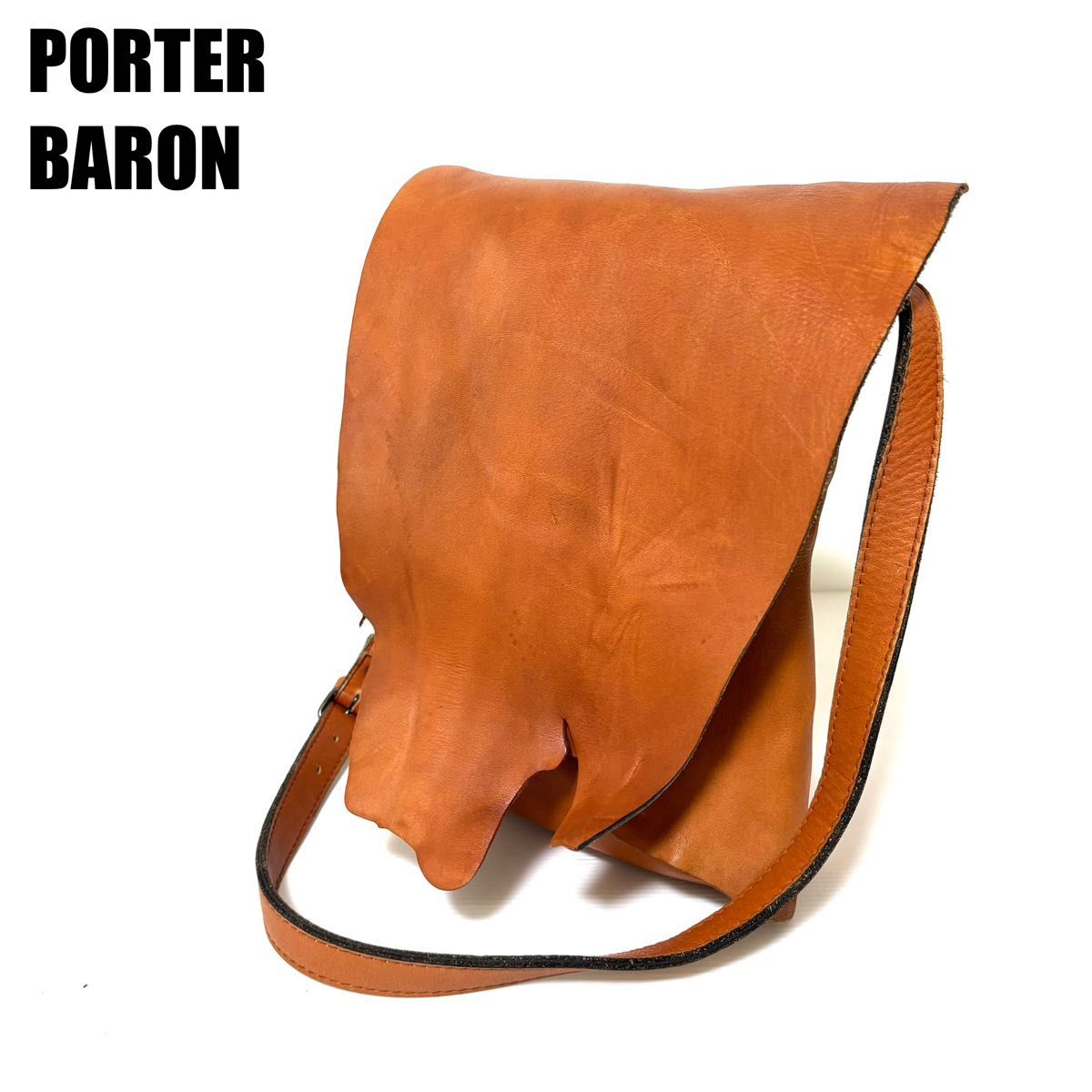 PORTER BARON ポーター バロン レザー フラップ ショルダー PORTER BARON ポーター バロン レザー フラップ ショルダー