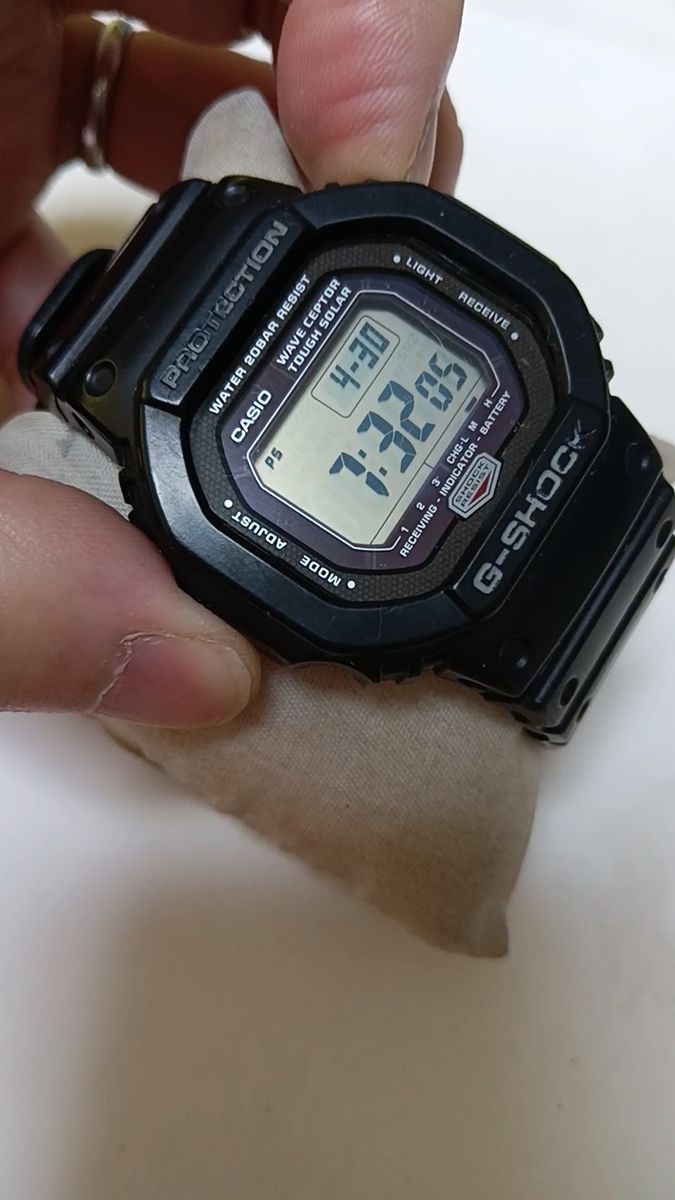 CASIO G-SHOCK GW-5600J 電波ソーラー 稼働中
