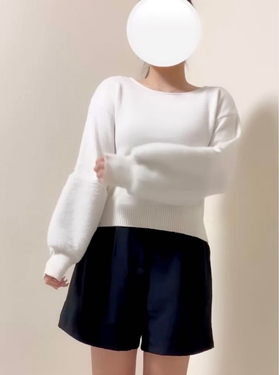CECIL McBEE トップス セーター ホワイト 長袖