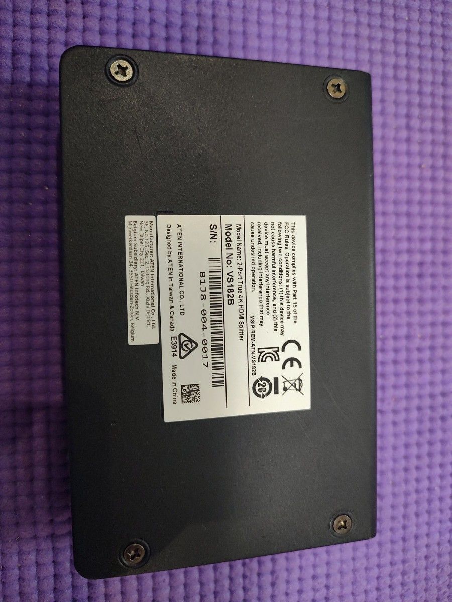 DMI 2分配器(True 4K対応) VS182B/ATEN 中古美品|Yahoo!フリマ DMI 2分配器(True 4K対応) VS182B/ATEN 中古美品|Yahoo!フリマ
