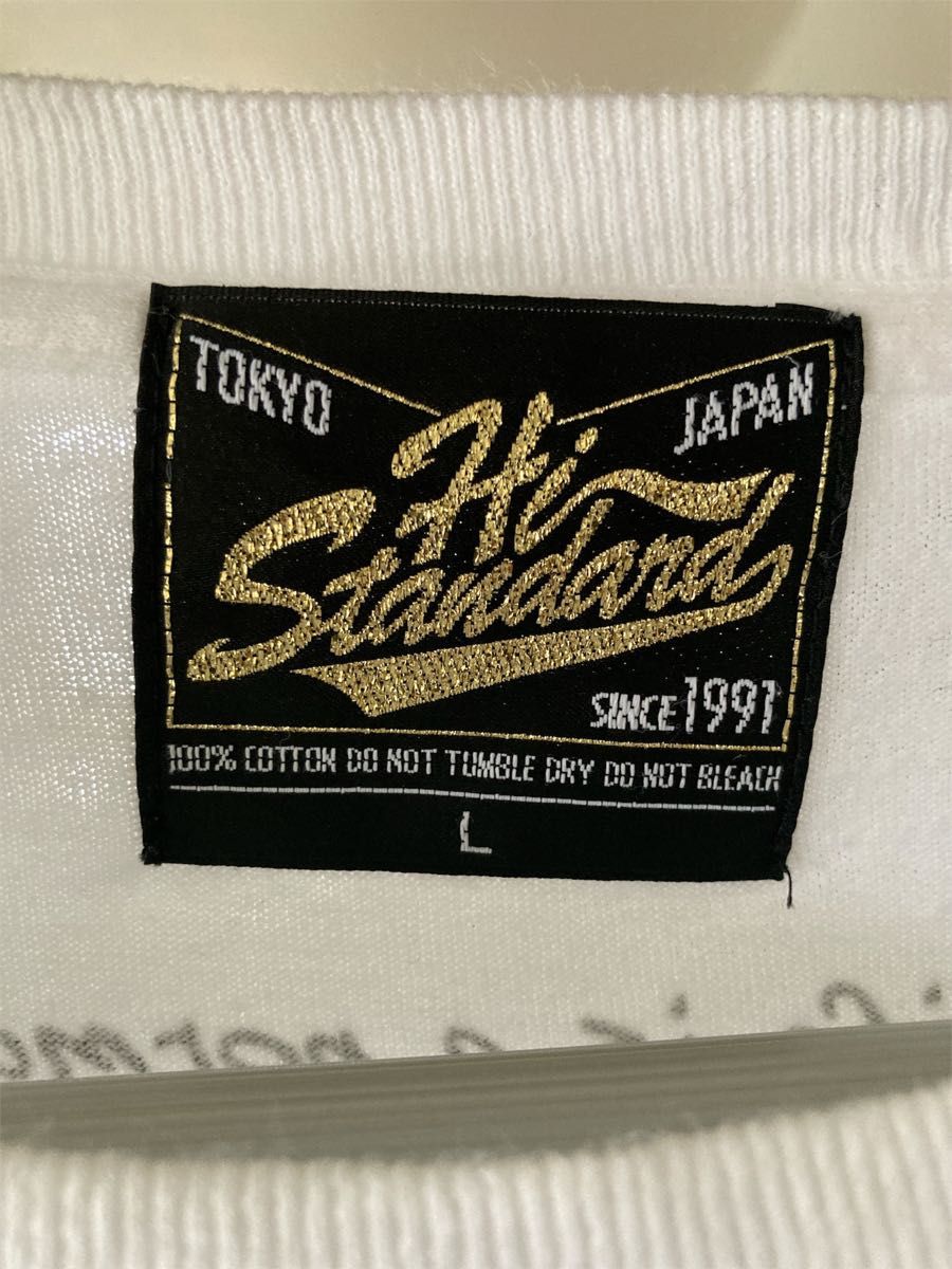 Hi-STANDARD Tシャツ Lサイズ ホワイト|Yahoo!フリマ(旧PayPay Hi-STANDARD Tシャツ Lサイズ ホワイト|Yahoo!フリマ(旧PayPay