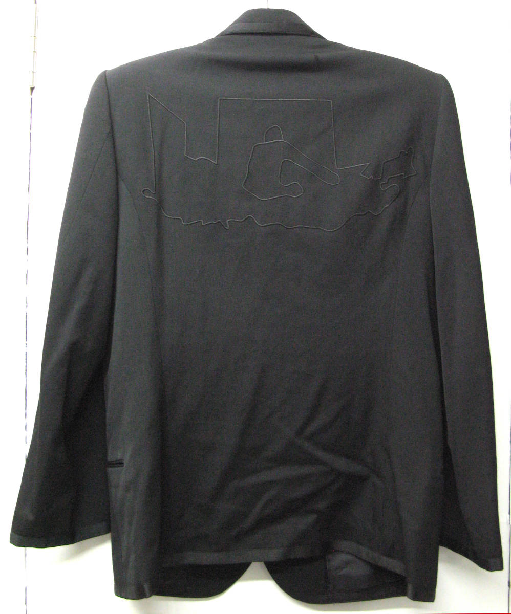 アンダーカバー UNDERCOVER ： シルク別布付き 背刺繍 ジャケット