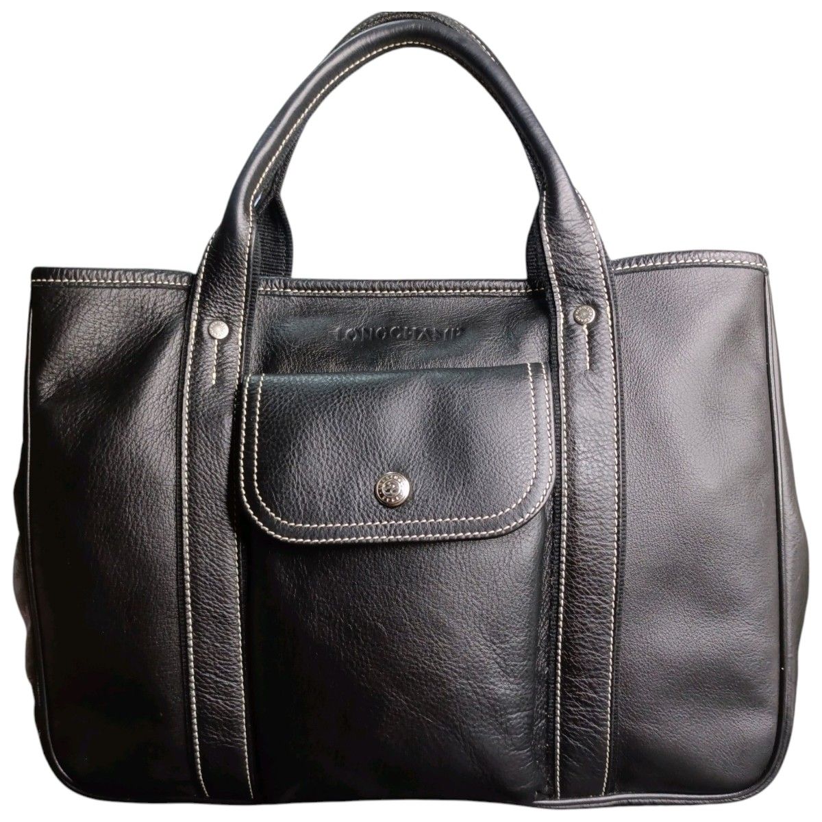 LONG CHAMP ロンシャン シュリンクレザー 本革 シボ革 レザー LONG CHAMP ロンシャン シュリンクレザー 本革 シボ革 レザー
