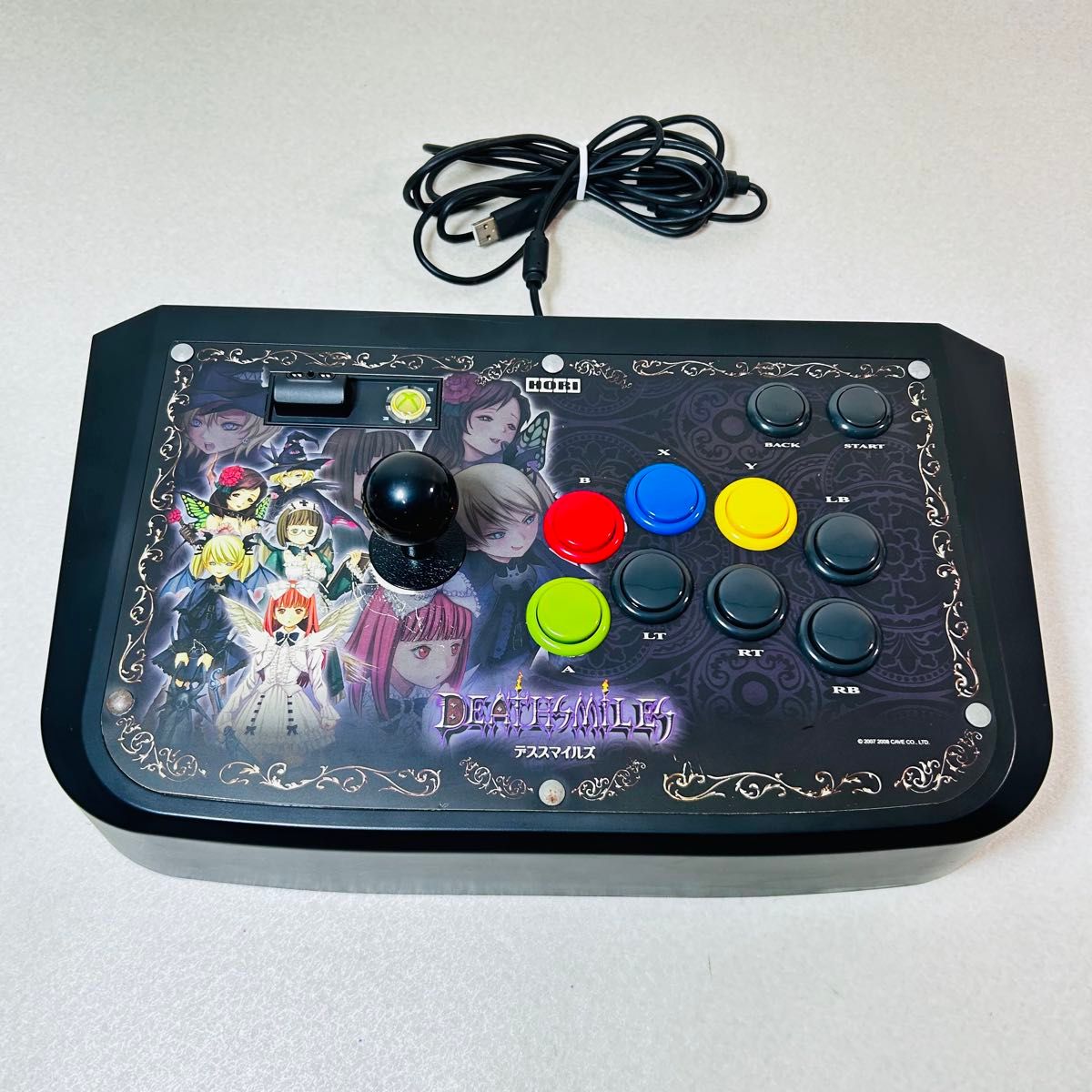 希少 HORI デススマイルズ アーケードコントローラー XBOX360 希少 HORI デススマイルズ アーケードコントローラー XBOX360