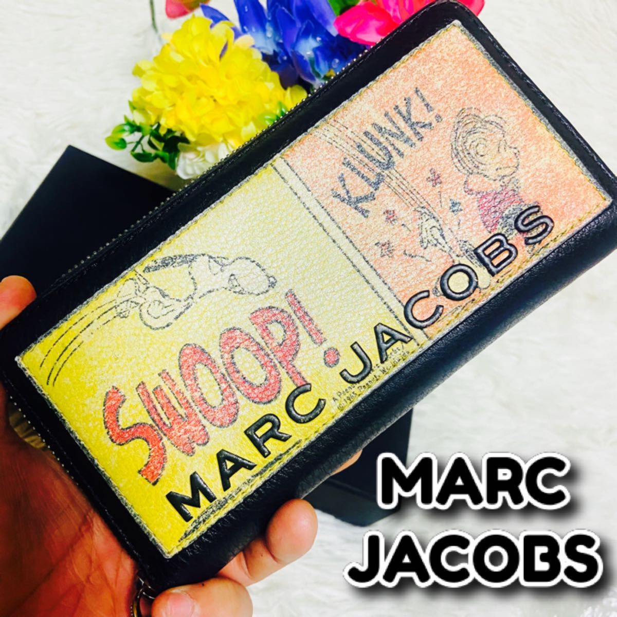 本革 MARCJACOBS マークジェイコブス スヌーピー 財布 レザー 本革 MARCJACOBS マークジェイコブス スヌーピー 財布 レザー