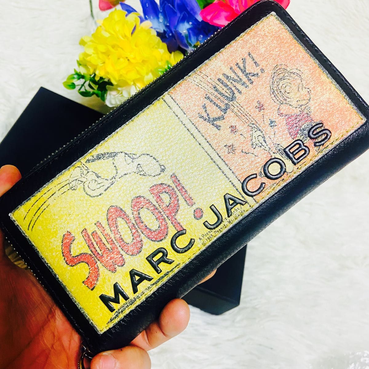 本革 MARCJACOBS マークジェイコブス スヌーピー 財布 レザー 本革 MARCJACOBS マークジェイコブス スヌーピー 財布 レザー