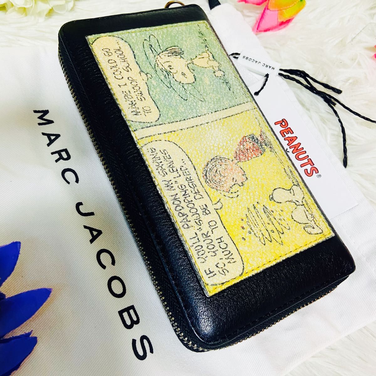 本革 MARCJACOBS マークジェイコブス スヌーピー 財布 レザー 本革 MARCJACOBS マークジェイコブス スヌーピー 財布 レザー