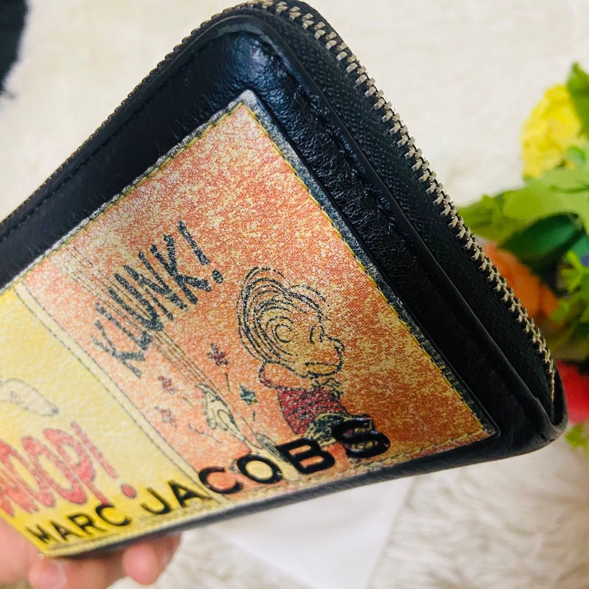 本革 MARCJACOBS マークジェイコブス スヌーピー 財布 レザー 本革 MARCJACOBS マークジェイコブス スヌーピー 財布 レザー