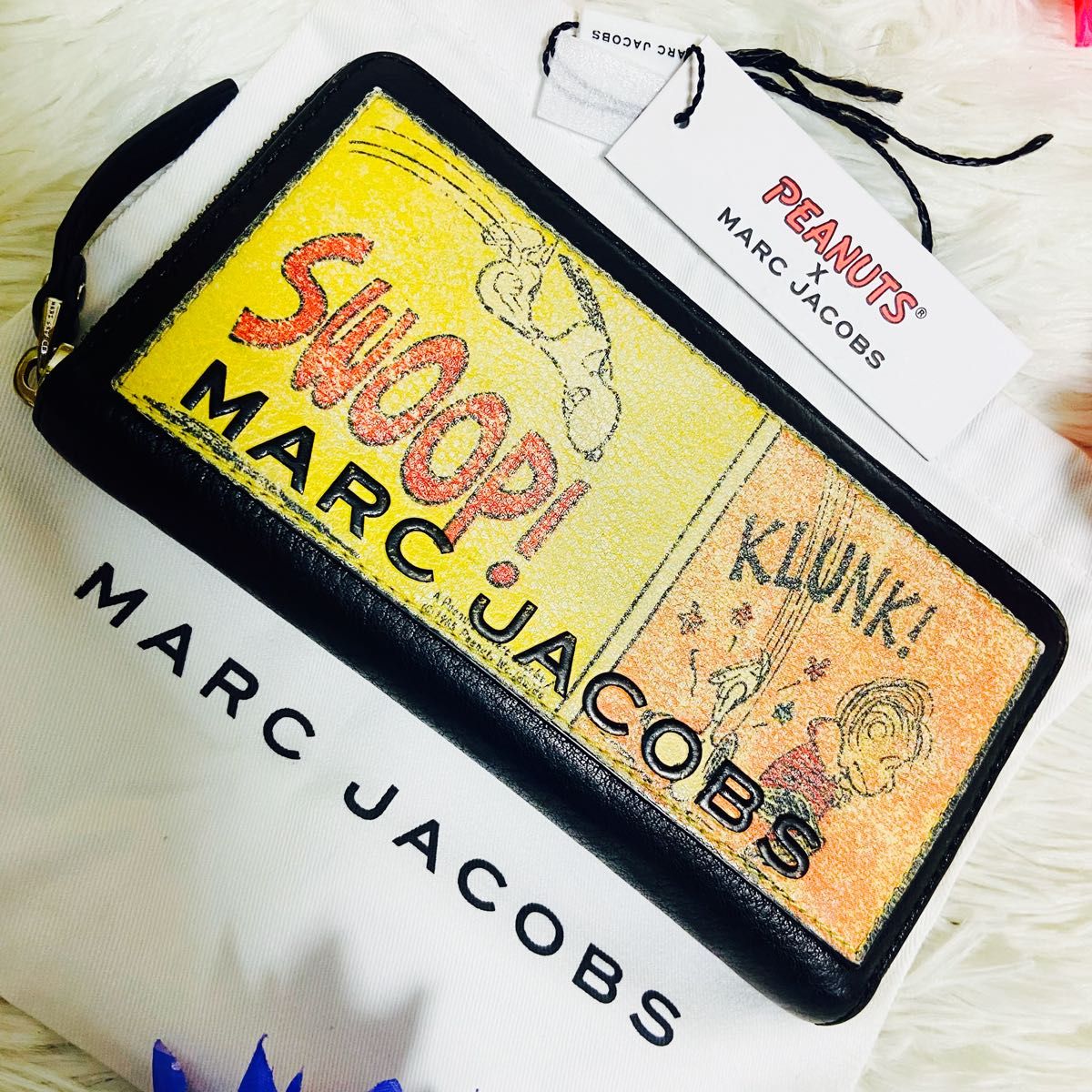 本革 MARCJACOBS マークジェイコブス スヌーピー 財布 レザー 本革 MARCJACOBS マークジェイコブス スヌーピー 財布 レザー