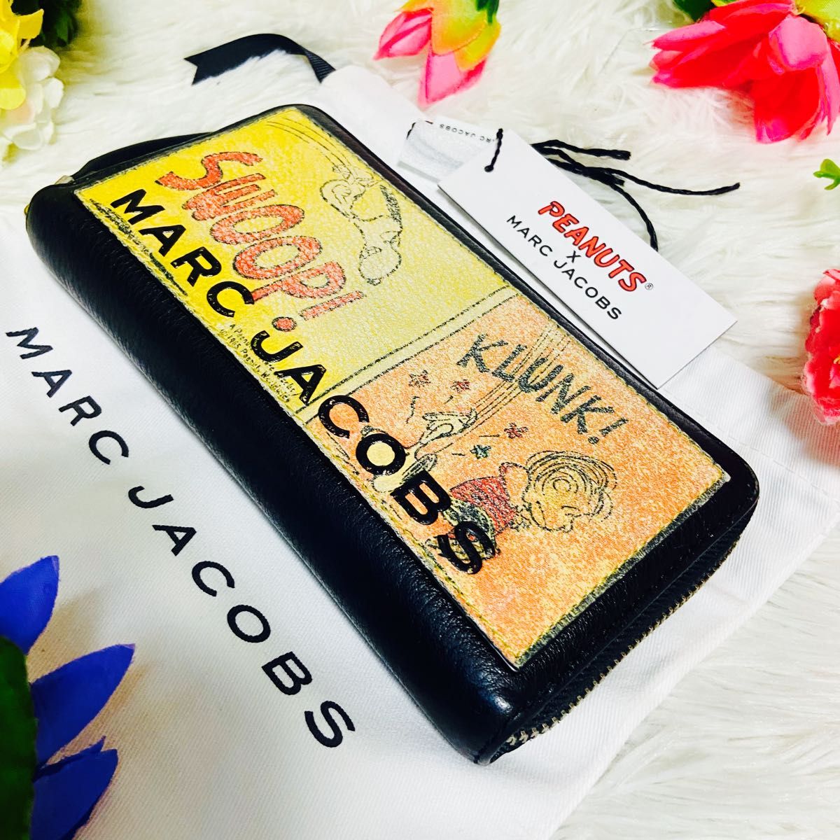 本革 MARCJACOBS マークジェイコブス スヌーピー 財布 レザー 本革 MARCJACOBS マークジェイコブス スヌーピー 財布 レザー