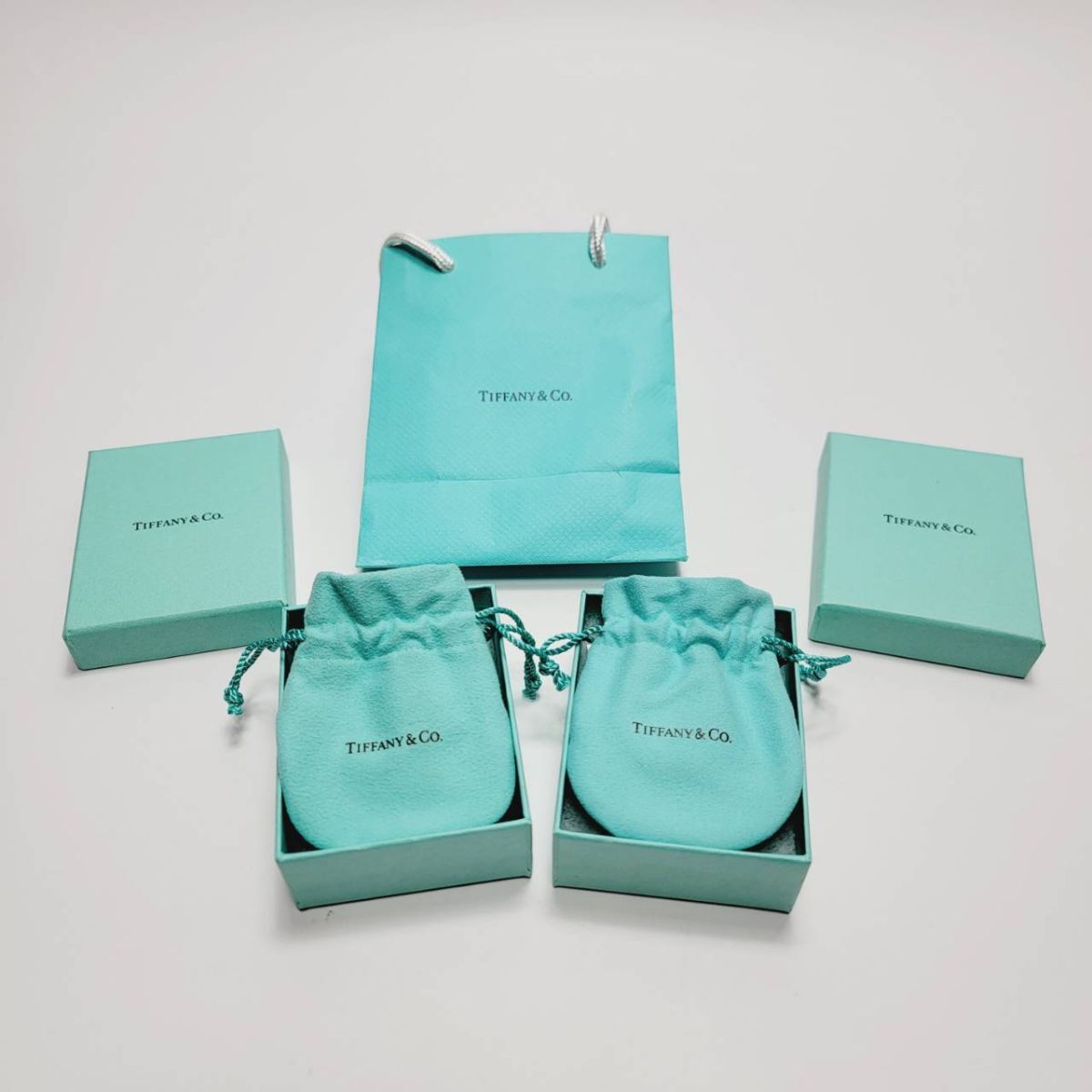 ○箱2点セット○TIFFANY○ティファニー 保存袋 箱 紙袋 布袋 ○箱2点セット○TIFFANY○ティファニー 保存袋 箱 紙袋 布袋