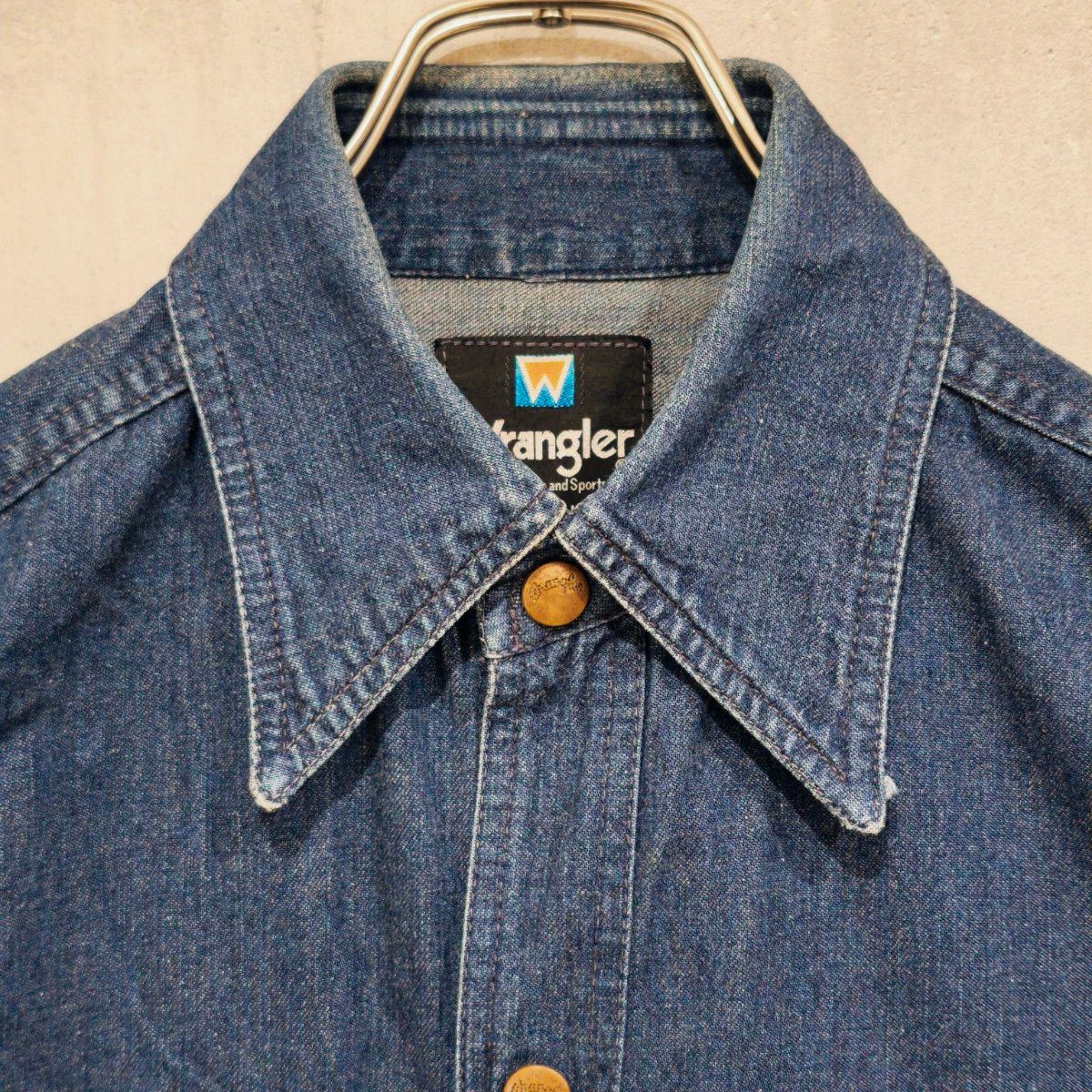 Wrangler デニム ブッシュジャケット L 70s 80s 90s Wrangler デニム ブッシュジャケット L 70s 80s 90s