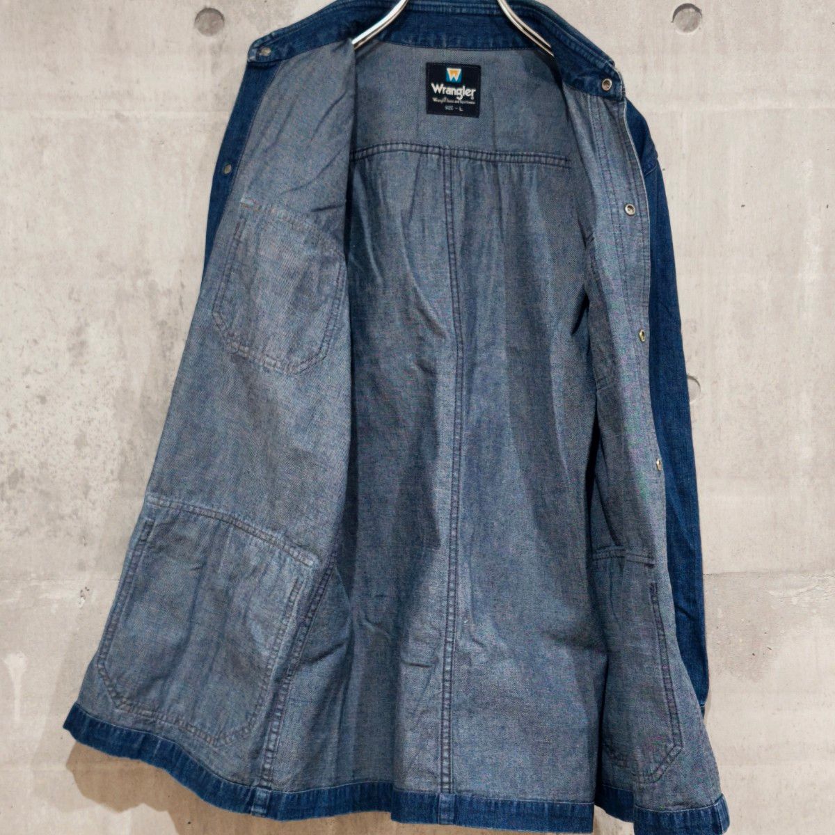 Wrangler デニム ブッシュジャケット L 70s 80s 90s Wrangler デニム ブッシュジャケット L 70s 80s 90s