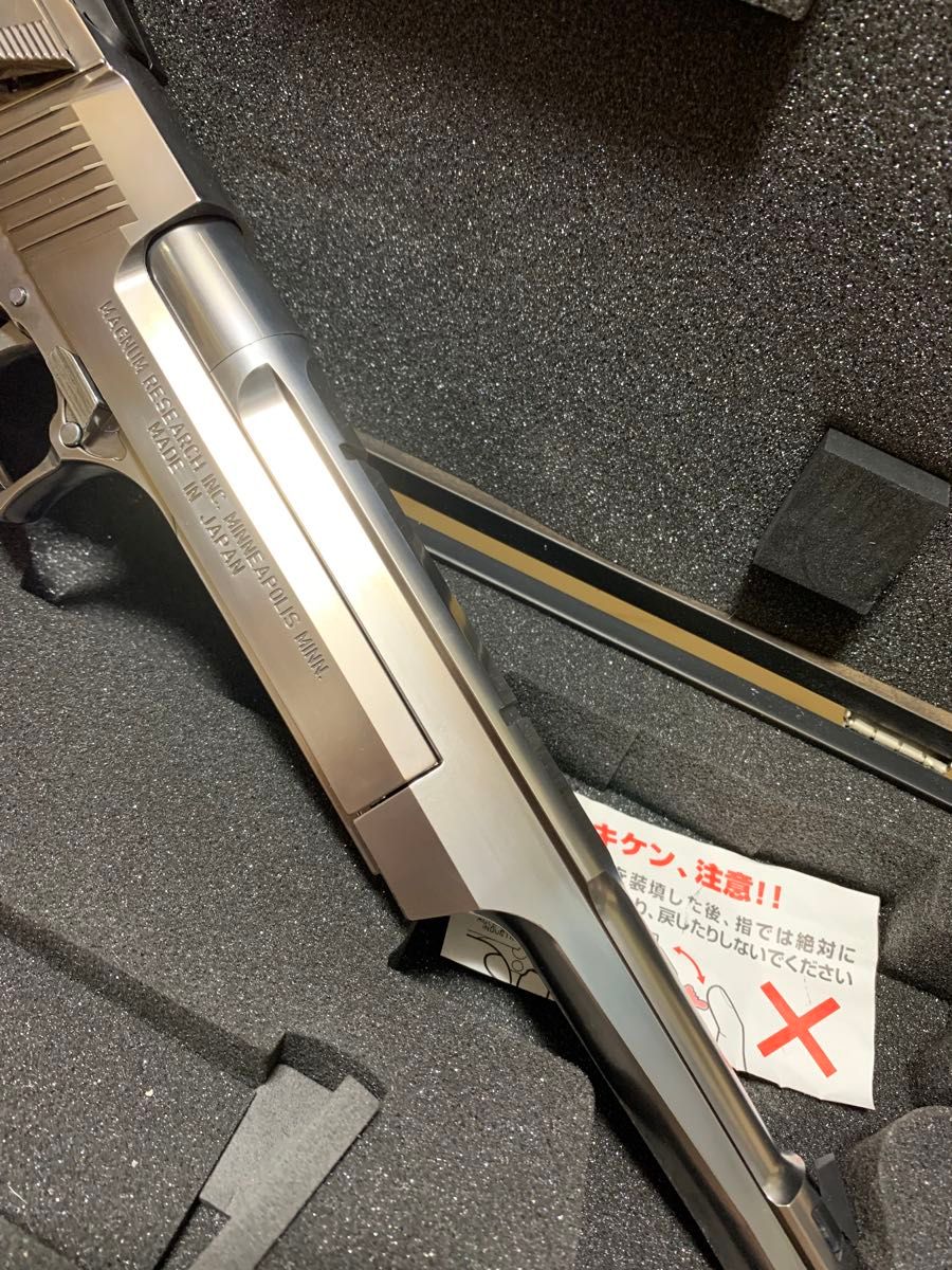 美品 東京マルイ デザートイーグルレオンカスタム 外装ちょいカスタム 木箱難あり 美品 東京マルイ デザートイーグル バードキック レオンカスタム
