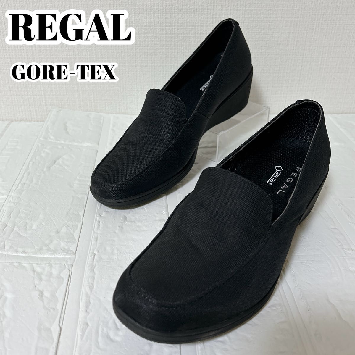 未使用級【REGAL】(23)ウェッジソールパンプス GORE-TEX 撥水 未使用級【REGAL】(23)ウェッジソールパンプス GORE-TEX 撥水