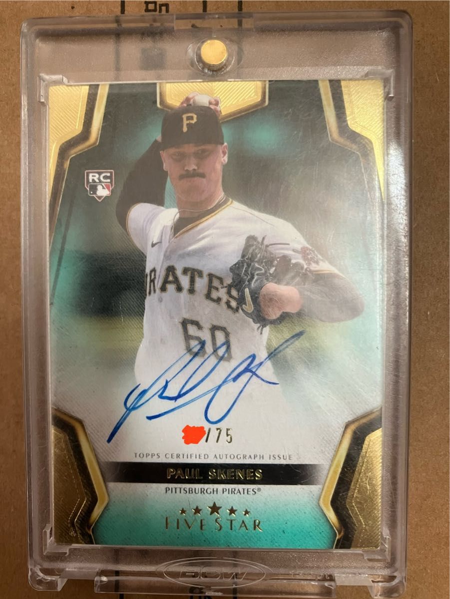 ポールスキーンズ 直筆サイン 75シリ Paul Skenes Topps MLB ポールスキーンズ 直筆サイン 75シリ Paul Skenes Topps MLB