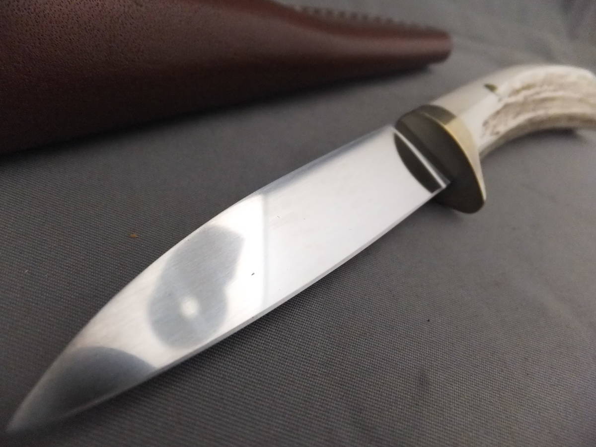  прекрасный товар портативный нож нож руль олень. угол производства? с футляром кемпинг уличный число. примерно 20cm