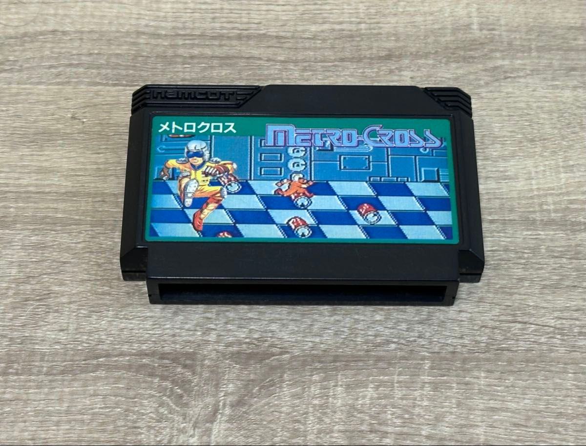 FC ナムコ ファミコンソフト メトロクロス 初起動確認済み FC ナムコ ファミコンソフト メトロクロス 初起動確認済み