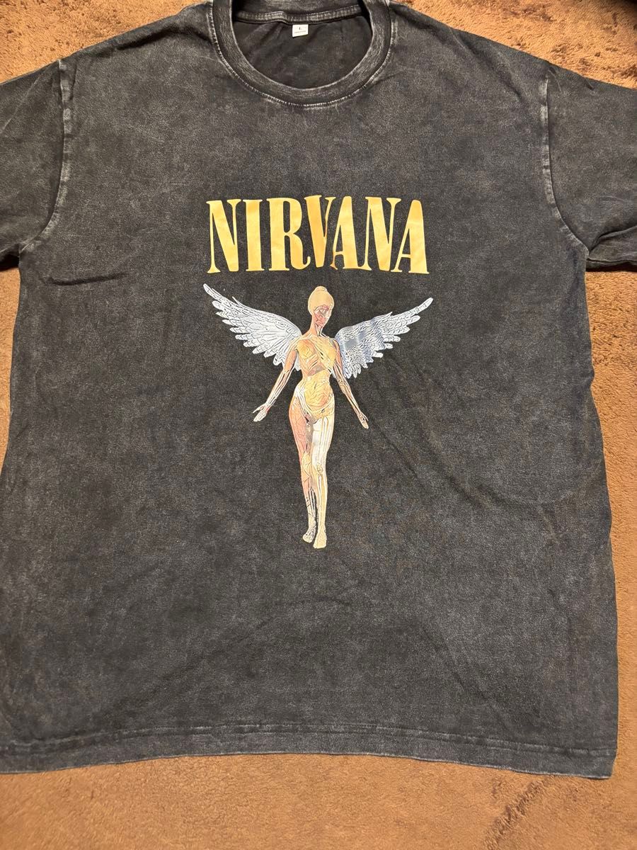 NIRVANA Tシャツ ヴィンテージ バンドT Lサイズ|Yahoo!フリマ NIRVANA Tシャツ ヴィンテージ バンドT Lサイズ|Yahoo!フリマ