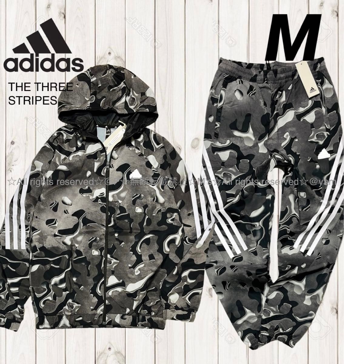 M 新品 adidas アディダス ウーブン 上下セット ナイロン M 新品 adidas アディダス ウーブン 上下セット ナイロン