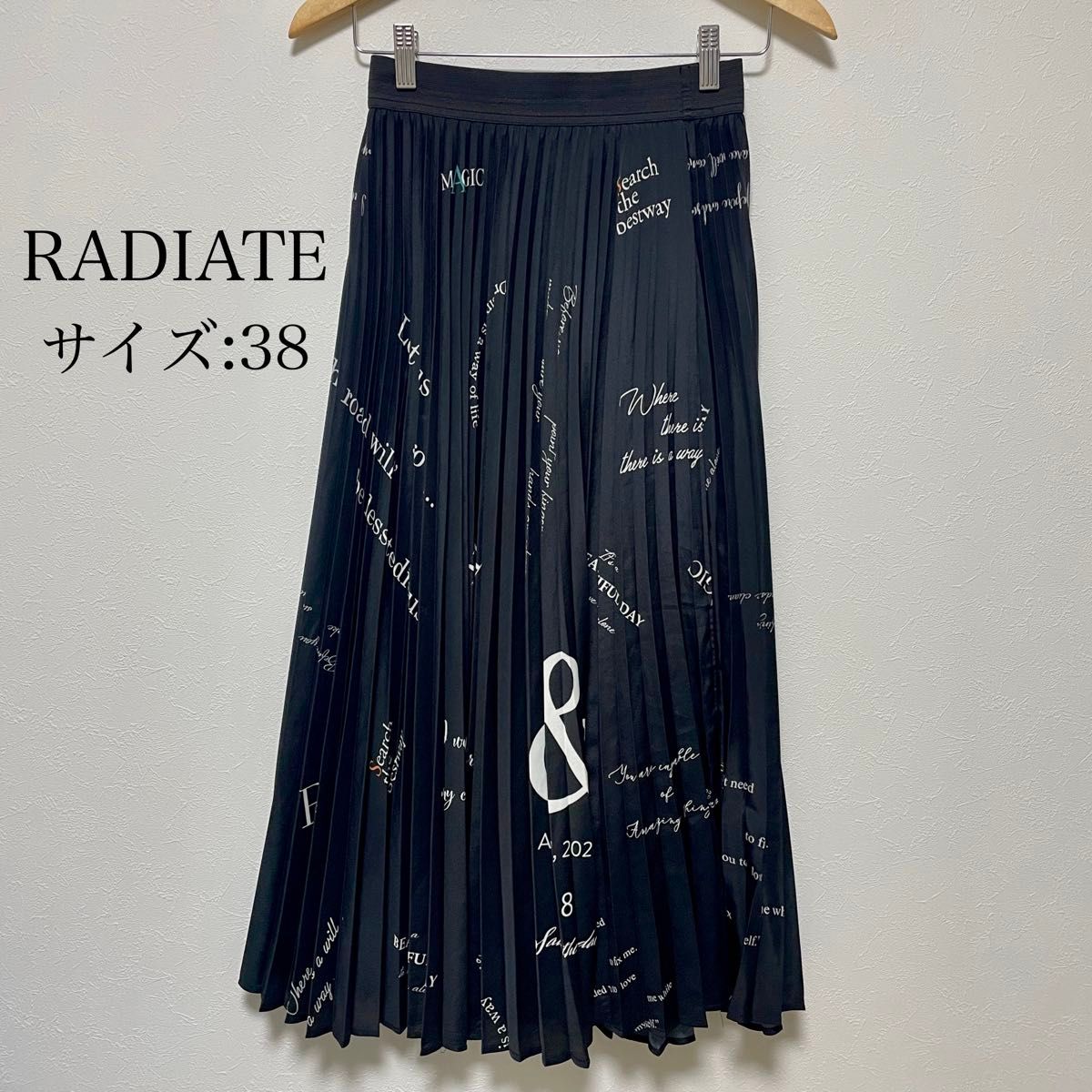 美品 RADIATE ラディエイト プリーツスカート モノグラム 美品 RADIATE ラディエイト プリーツスカート モノグラム