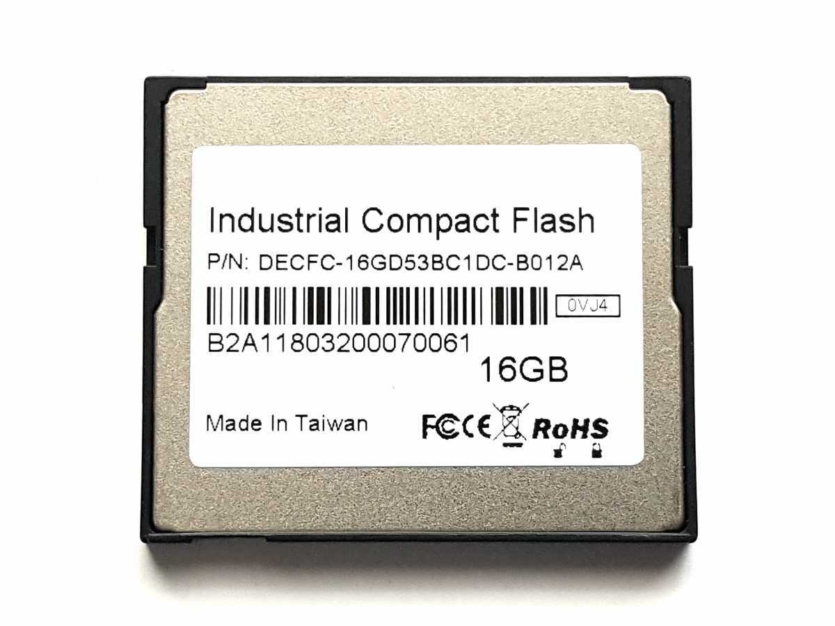 ☆美品☆ CFカード 16GB イノディスク 産業用 データロックスイッチ付 InnoDisk Industrial コンパクトフラッシュ CompactFlash_画像2