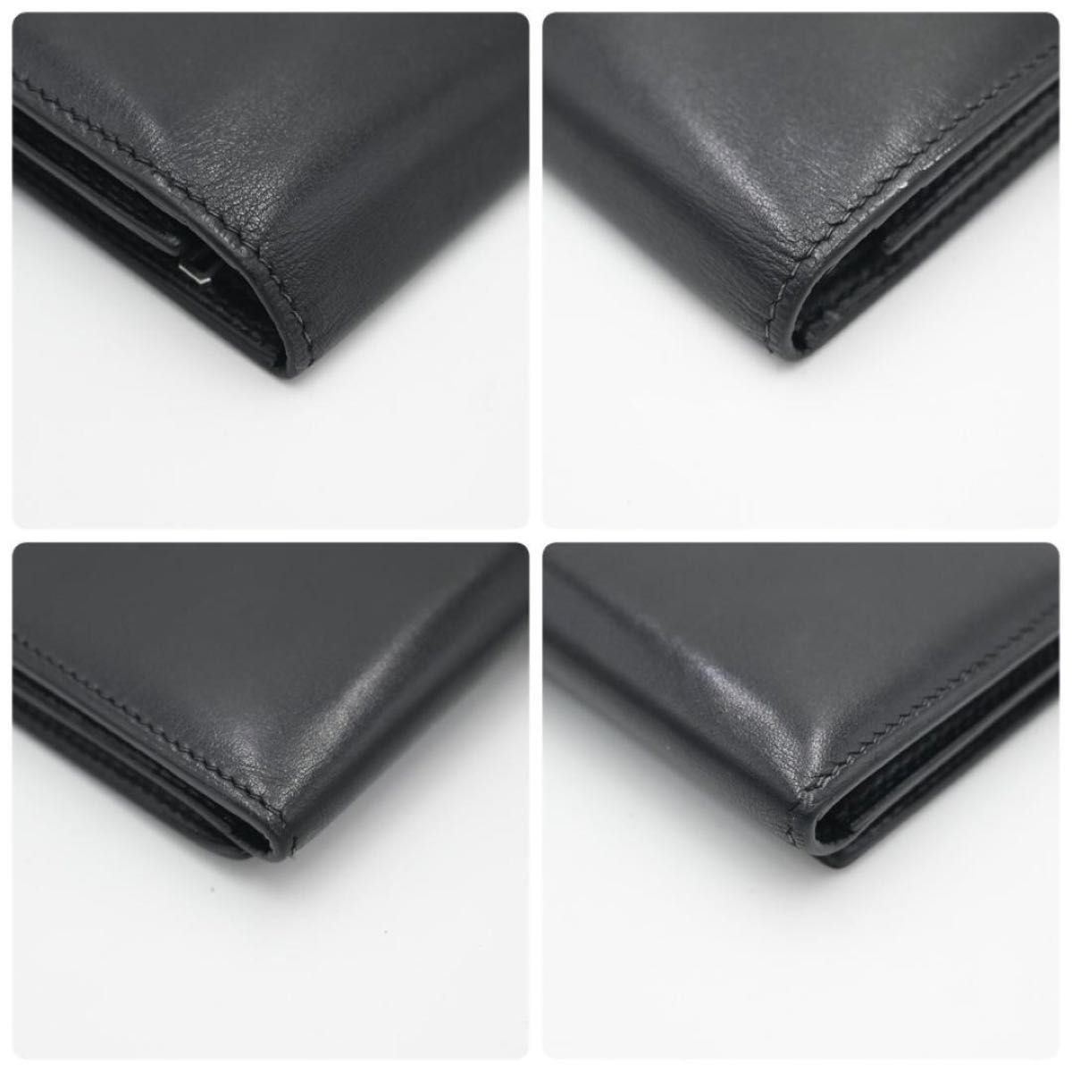 エルメス HERMES ベアンデュプリ 三つ折り財布 ボックスカーフ エルメス HERMES ベアンデュプリ 三つ折り財布 ボックスカーフ