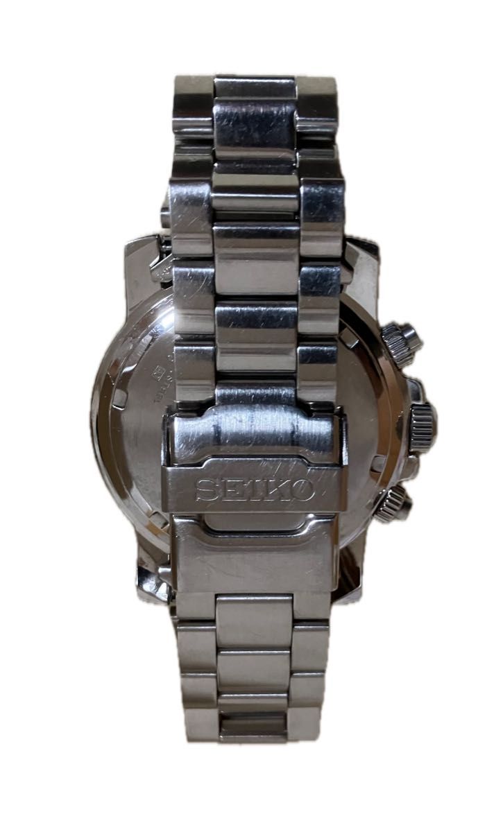 SEIKO 7T62-0CV0 クロノグラフ デイト クオーツ 腕時計 動作品 SEIKO 7T62-0CV0 クロノグラフ デイト クオーツ 腕時計 動作品