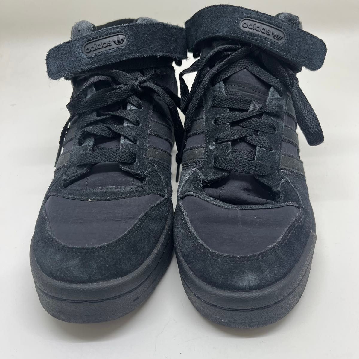良品 adidas アディダス ミドルカットスニーカー スエード 25 良品 adidas アディダス ミドルカットスニーカー スエード 25