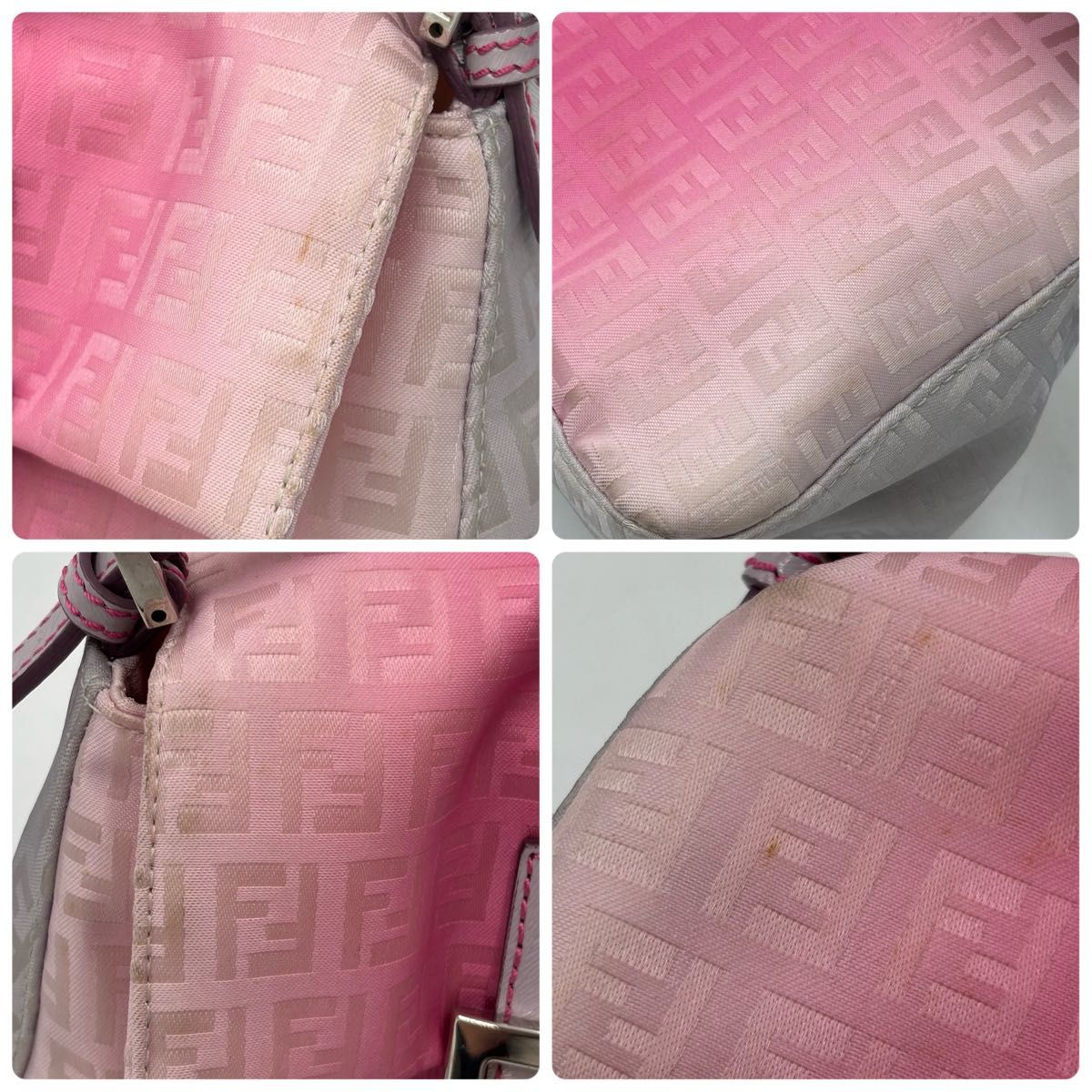 希少品FENDI フェンディ ズッキーノ柄 チェーン ショルダー 希少品FENDI フェンディ ズッキーノ柄 チェーン ショルダー