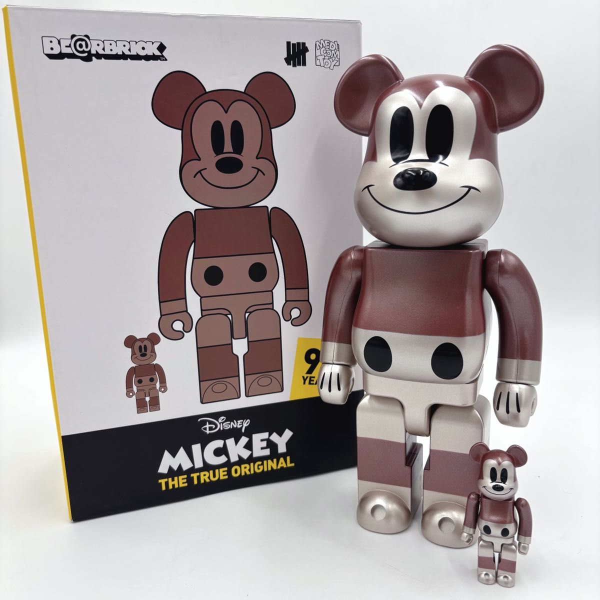 未使用 BEARBRICK ベアブリック UNDEFEATED ディズニー ミッキー 未使用 BEARBRICK ベアブリック UNDEFEATED ディズニー ミッキー