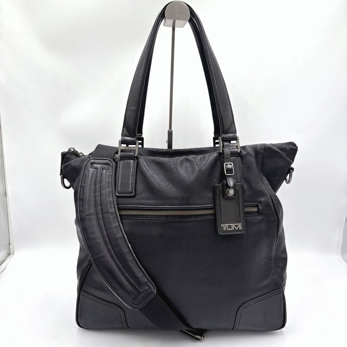 TUMI トゥミ 68592D 2way フルグレインレザートートバッグ TUMI トゥミ 68592D 2way フルグレインレザートートバッグ