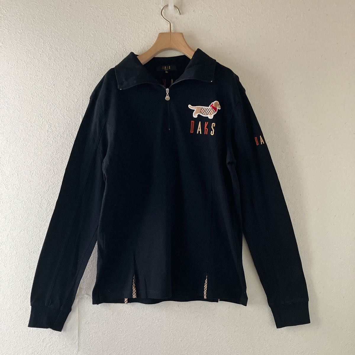 未使用品 DAKS GOLF ダックス ゴルフ ハーフジップ 長袖 未使用品 DAKS GOLF ダックス ゴルフ ハーフジップ 長袖