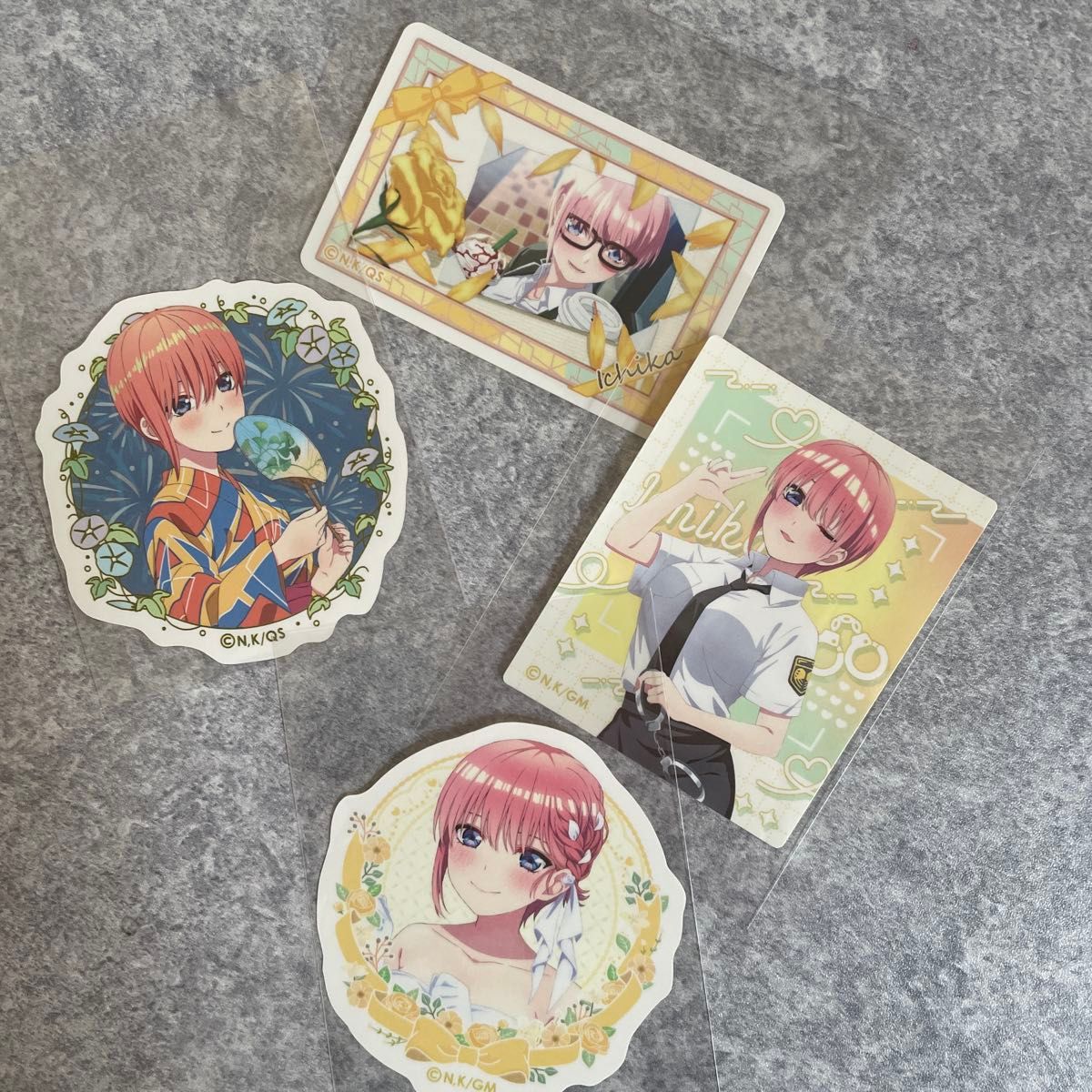 五等分の花嫁チョコインサブレ 中野一花 ステッカーシール 全4 五等分の花嫁チョコインサブレ 中野一花 ステッカーシール 全4