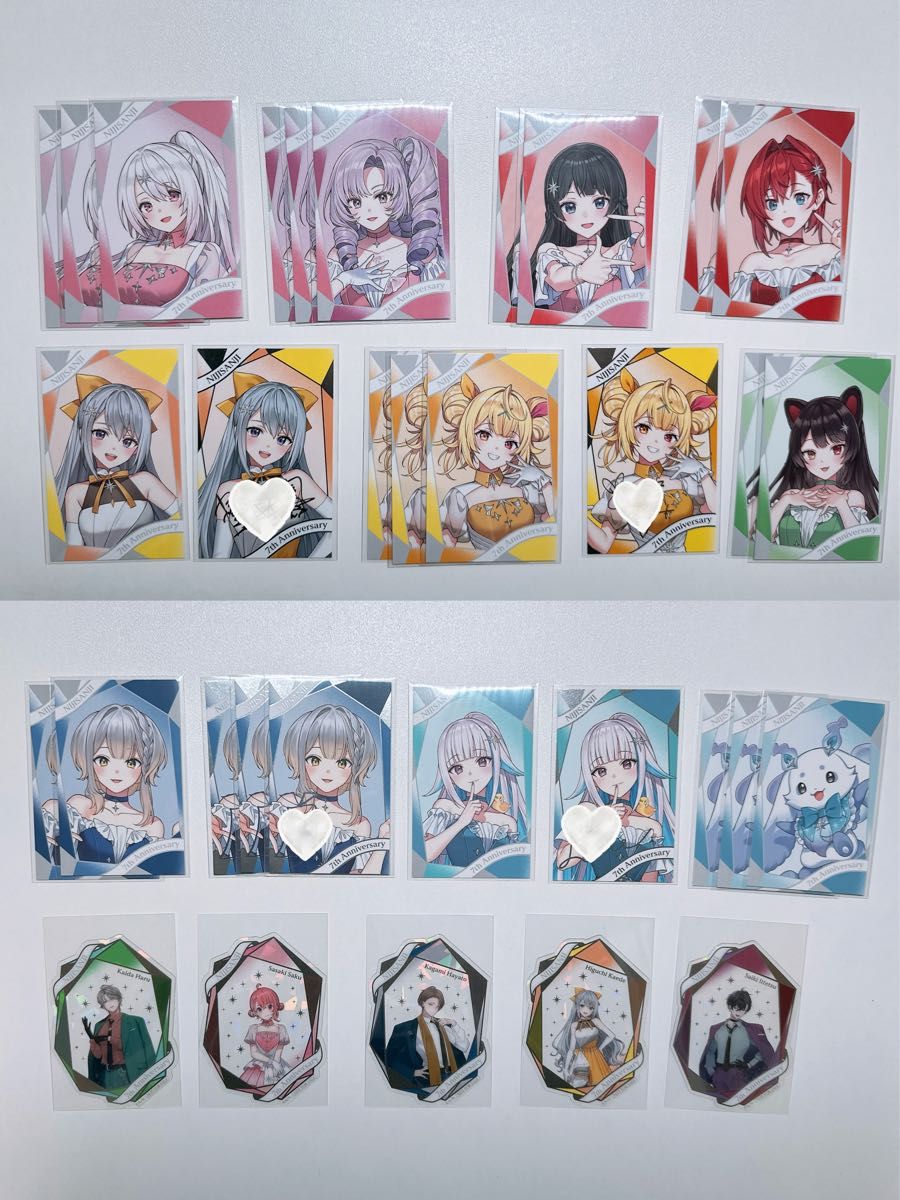 にじさんじ 7th Anniversary ランダムチェキ風カード Bグループ にじさんじ 7th Anniversary ランダムチェキ風カード Bグループ
