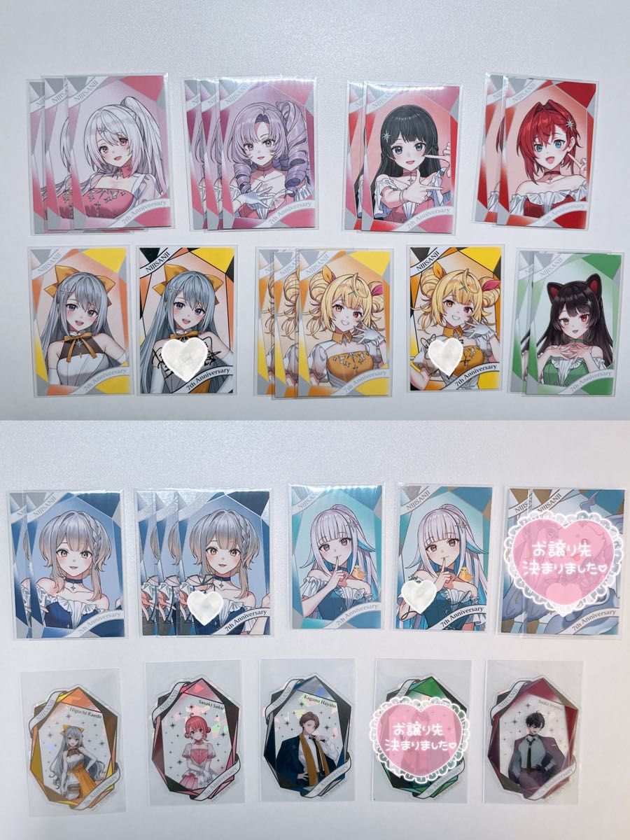 にじさんじ 7th Anniversary ランダムチェキ風カード Bグループ にじさんじ 7th Anniversary ランダムチェキ風カード Bグループ