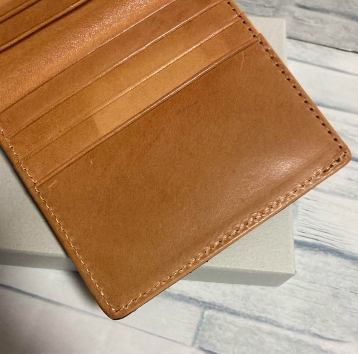 未使用品】ROCADO社 ロカド シェルコードバン ウォレット 未使用品】ROCADO社 ロカド シェルコードバン ウォレット